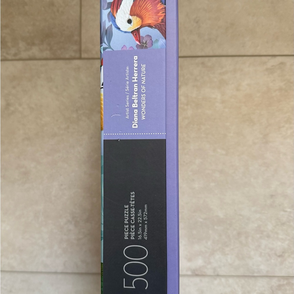 Genuine Fred Puzzle Wonders of Nature 500 Piece Complete Tropical Birds Panel - Picture 5 of 8